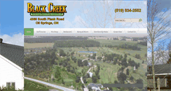 Desktop Screenshot of blackcreekgolfcourse.com